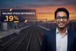 Not RVNL This Railway Stock Rised 19 Percente